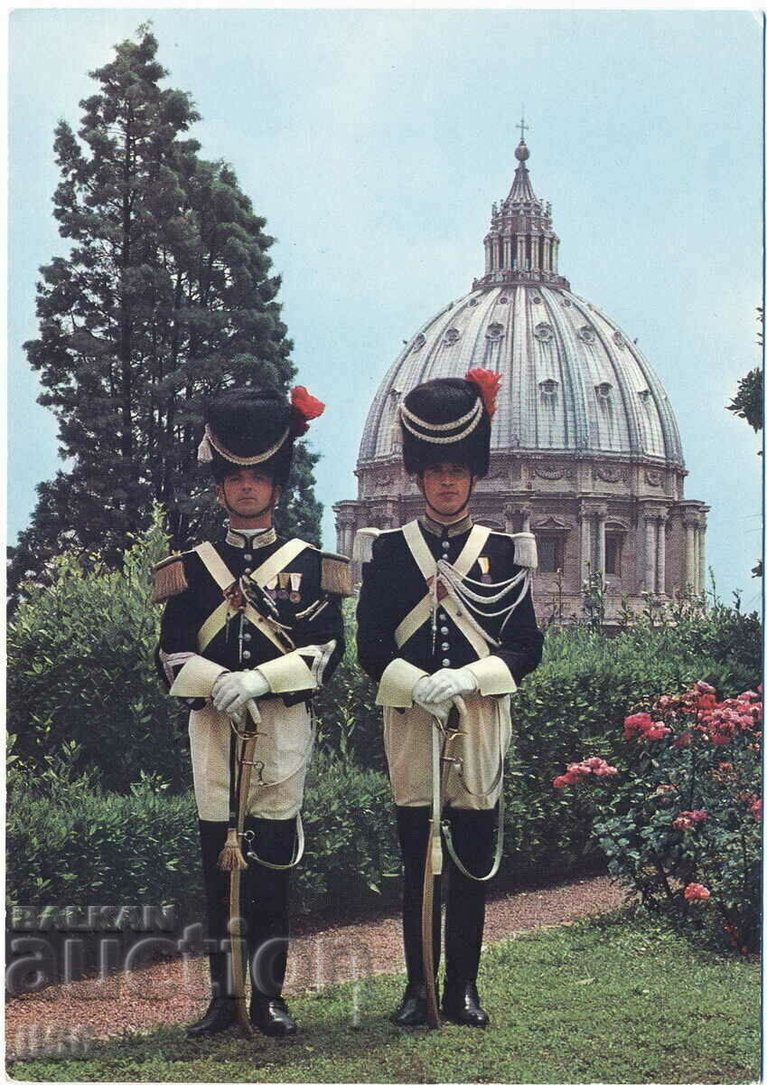 Πόλη του Βατικανού - Παπική Φρουρά - στολή - περ. 1990