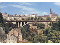 Люксембург - мостът Адолф - катедрала - ок. 1980