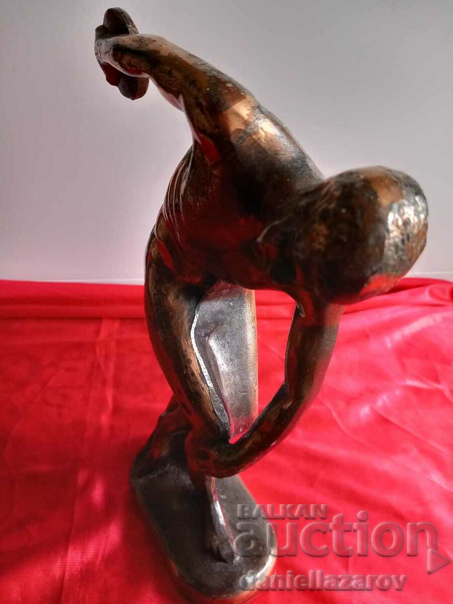 Large Old Discus Thrower Figurine, Figure - 5