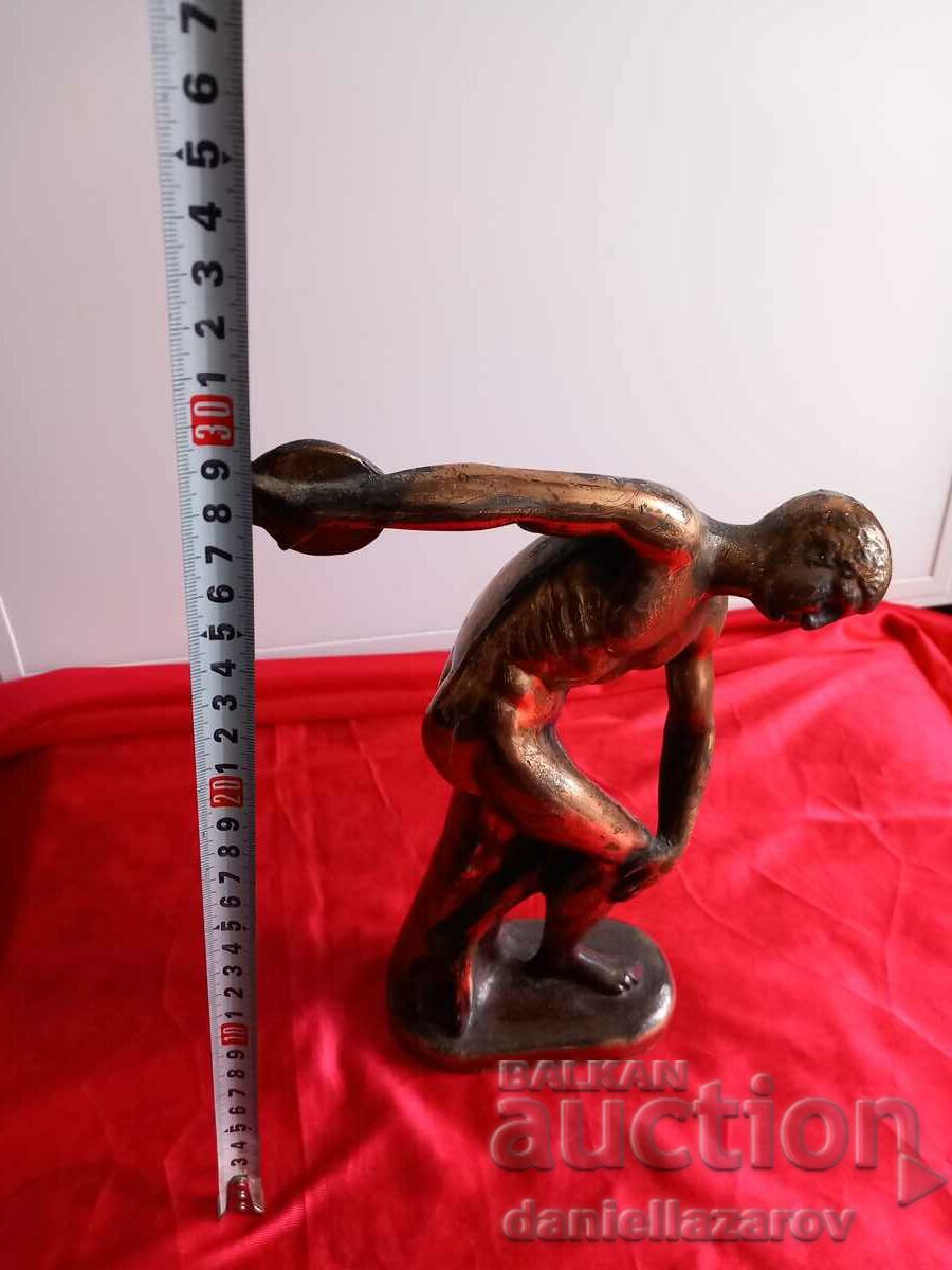 Large Old Discus Thrower Figurine, Figure - 6