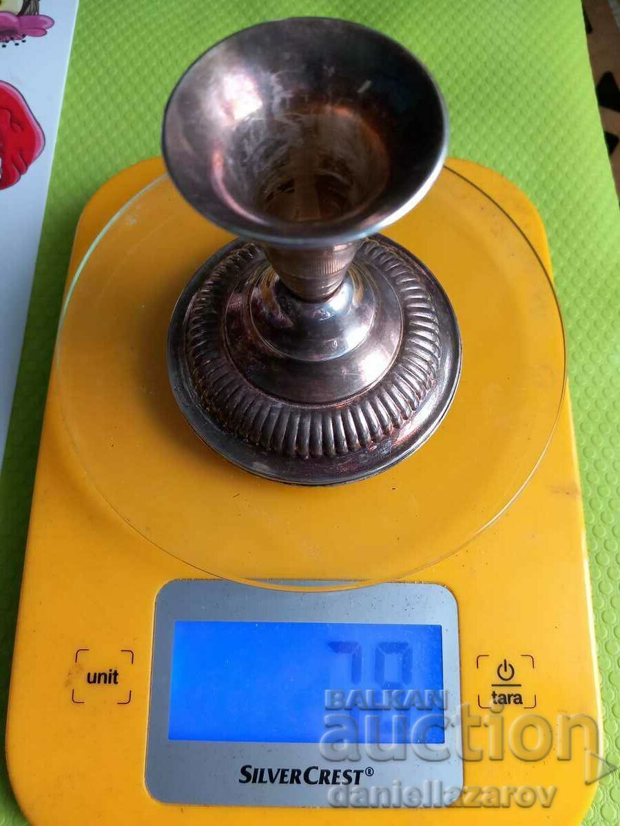 Old SILVER Candlestick, Silver - 7 Old SILVER Candlestick, Silver - 7