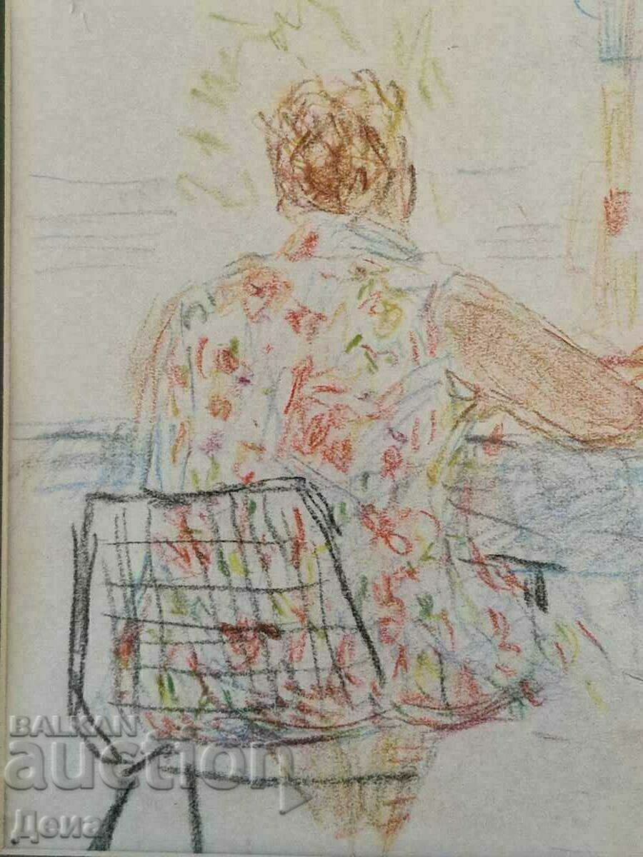 Аукцион Григор Найденов рисунка 1972г.