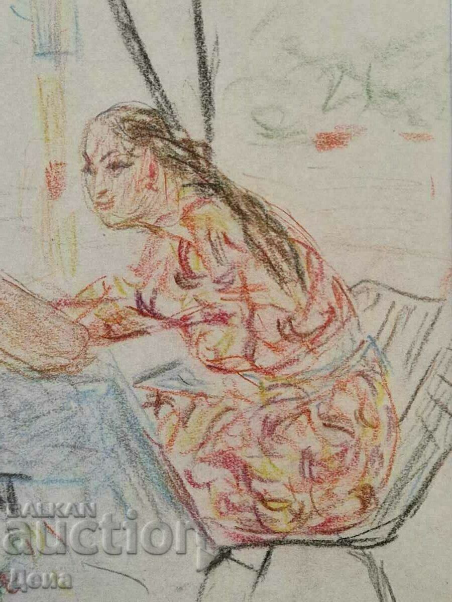 Delivery of Grigor Naydenov drawing, 1972. Delivery of Grigor Naydenov drawing, 1972.