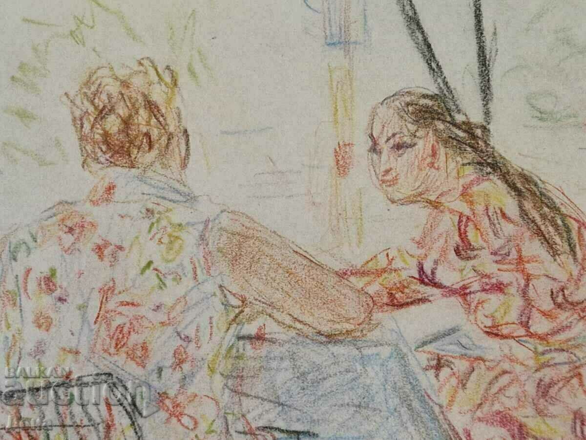 Grigor Naydenov drawing, 1972. - 5 Grigor Naydenov drawing, 1972. - 5