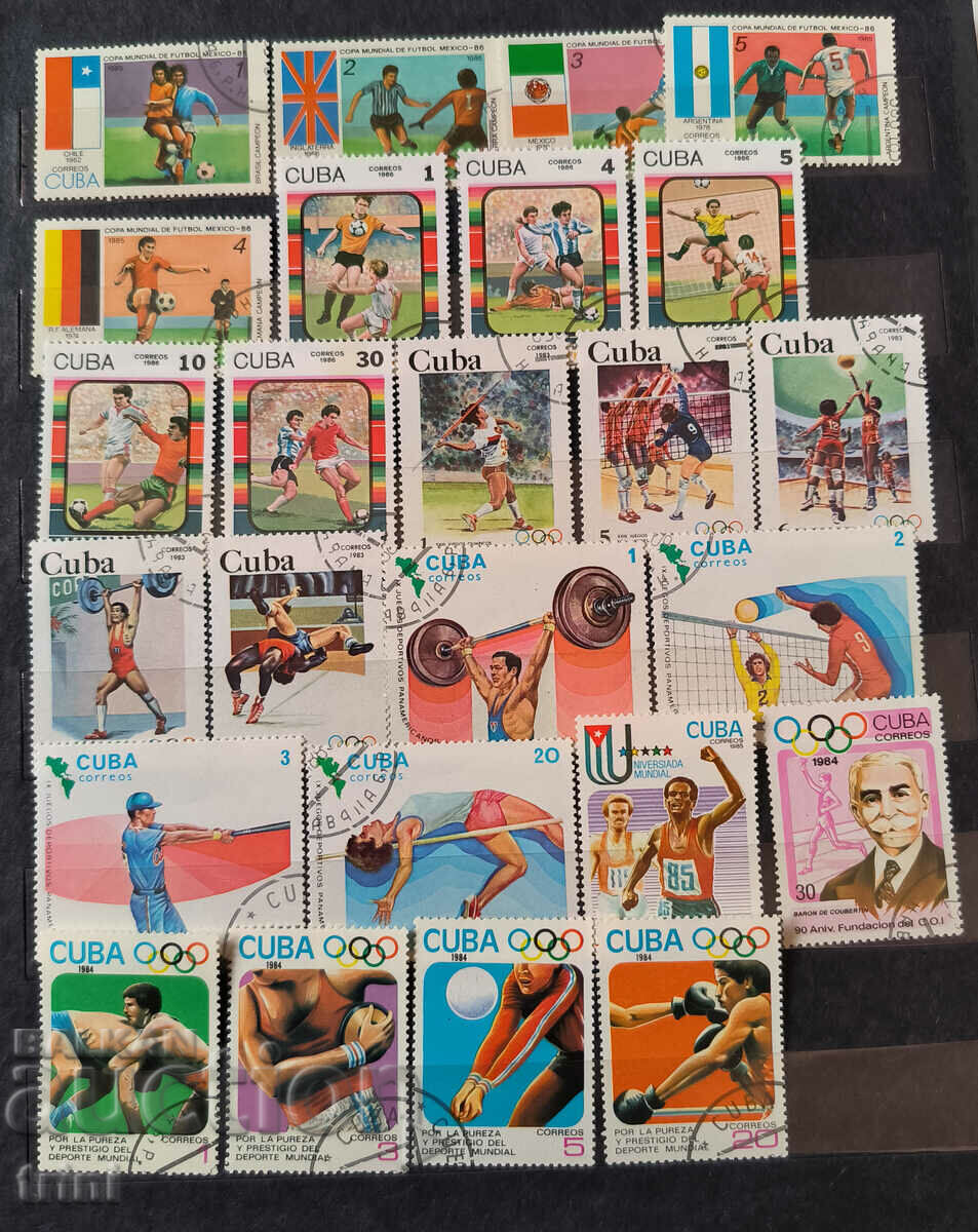 Cuba 1983 - 1986 Sports Olympics