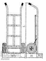 Manual vertical platform trolley for luggage hand trolley e - 7 Manual vertical platform trolley for luggage hand trolley e - 7