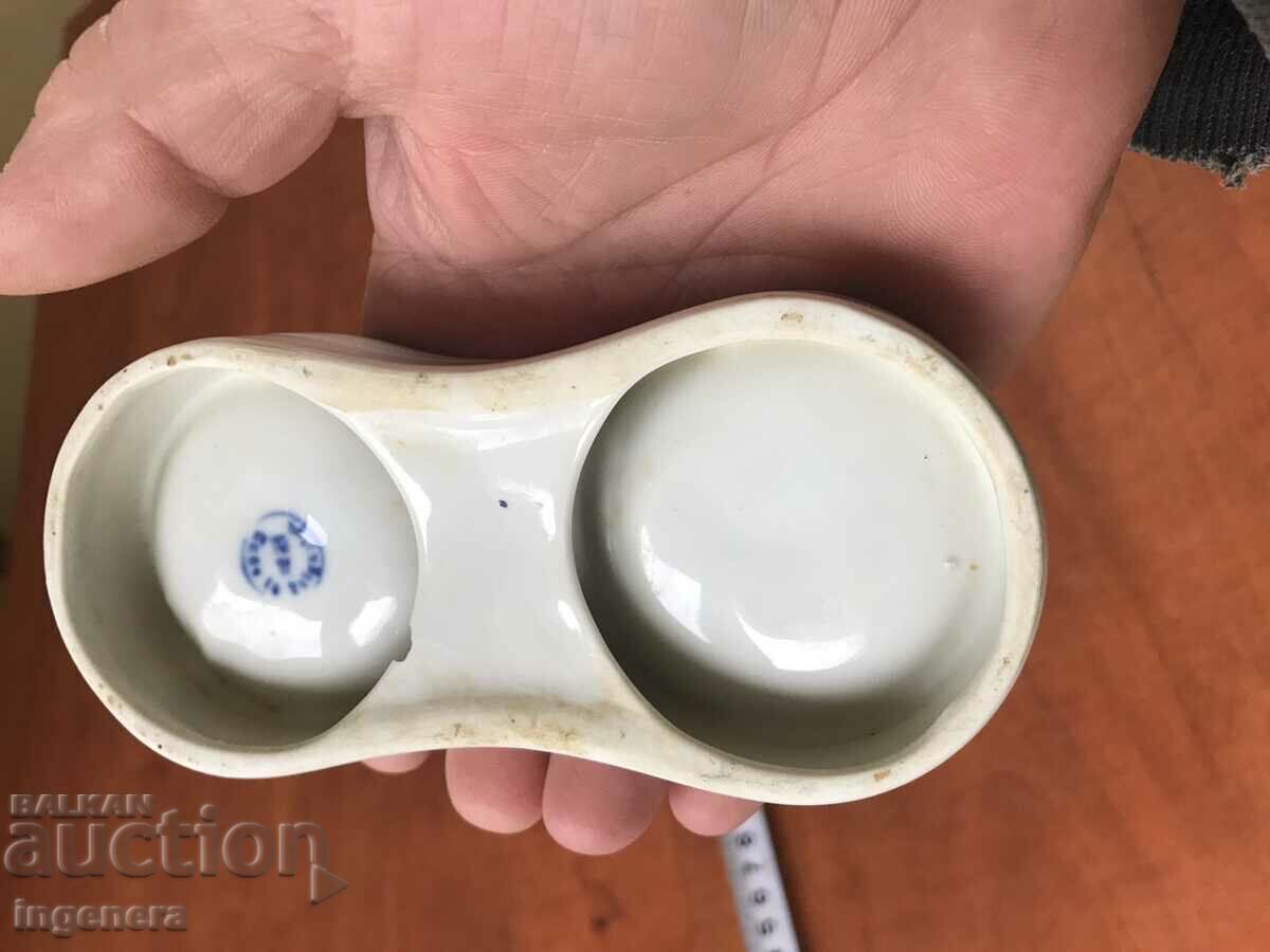 PORCELAIN SALT PIPERNICA BULGARIA - 5 PORCELAIN SALT PIPERNICA BULGARIA - 5