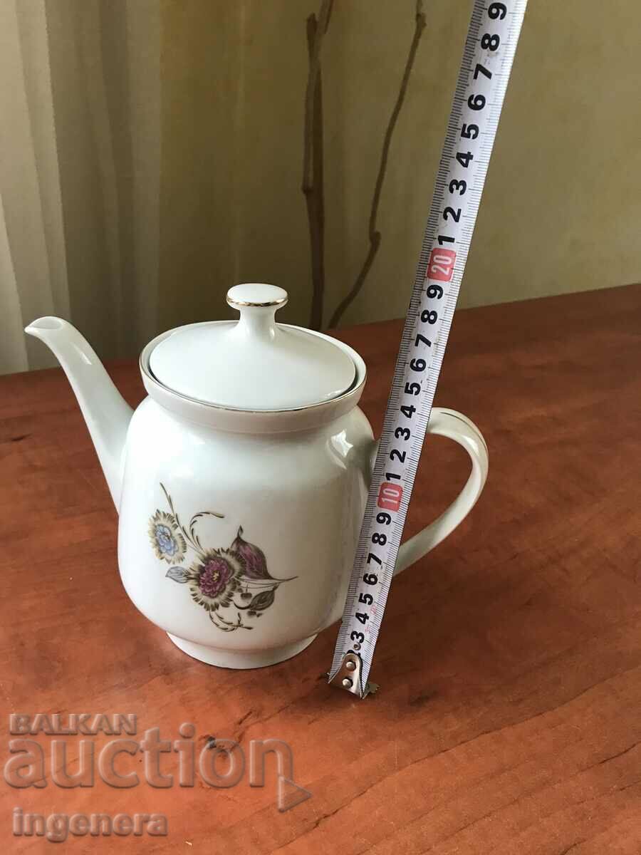 Auction PORCELAIN POT KETTLE BULGARIA Auction PORCELAIN POT KETTLE BULGARIA