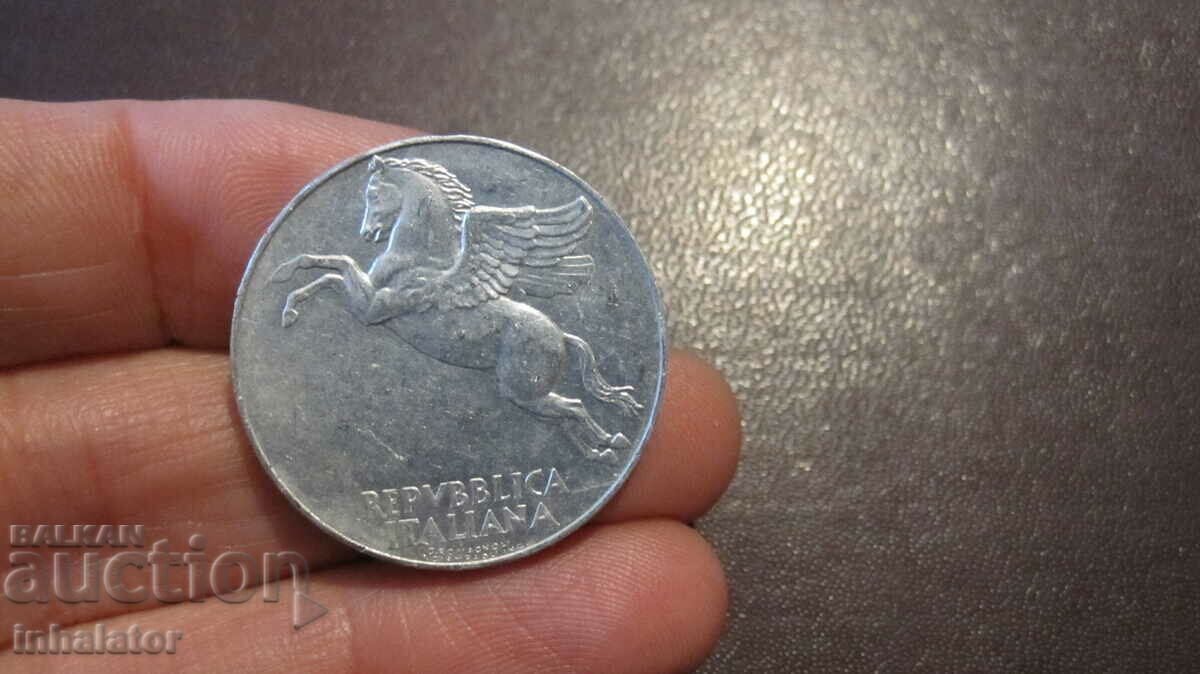 1950 year 10 lira Italy - Aluminum