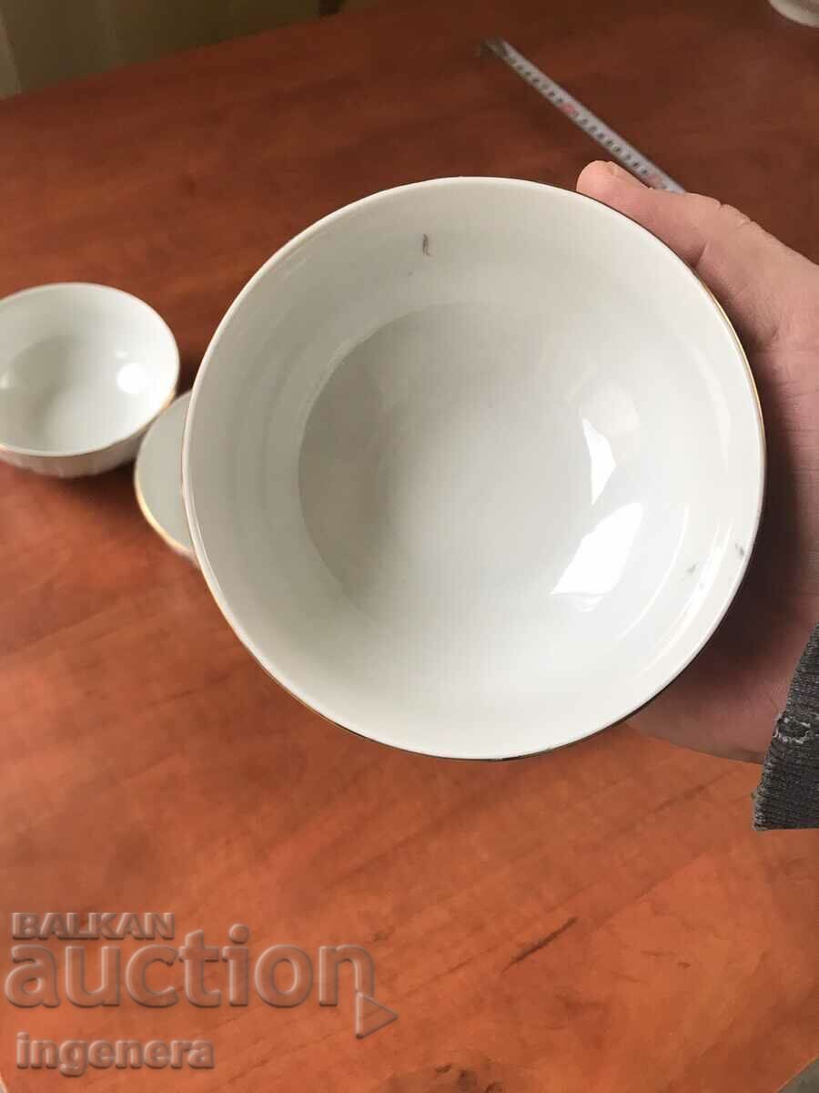PORCELAIN BOWL PANICA PANICHKA BULGARIA-4 PCS. - 7 PORCELAIN BOWL PANICA PANICHKA BULGARIA-4 PCS. - 7