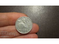 1949 year 1 lira Italy - Aluminum