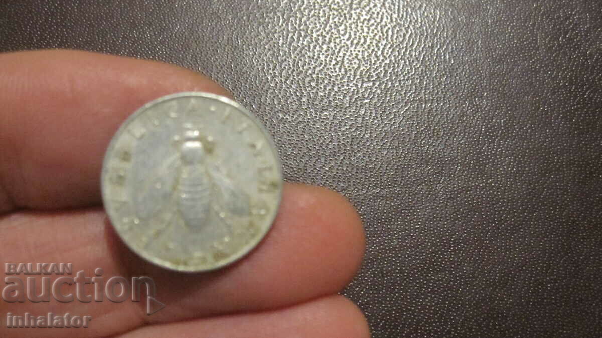 ПЧЕЛА 1959 год 2 лири Италия - Алуминий