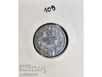 Bulgaria 50 cent 1912 Argint
