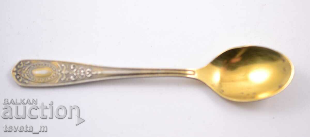 Collector's small spoon with USSR gilding