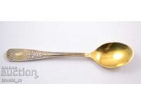 Collector's small spoon with USSR gilding