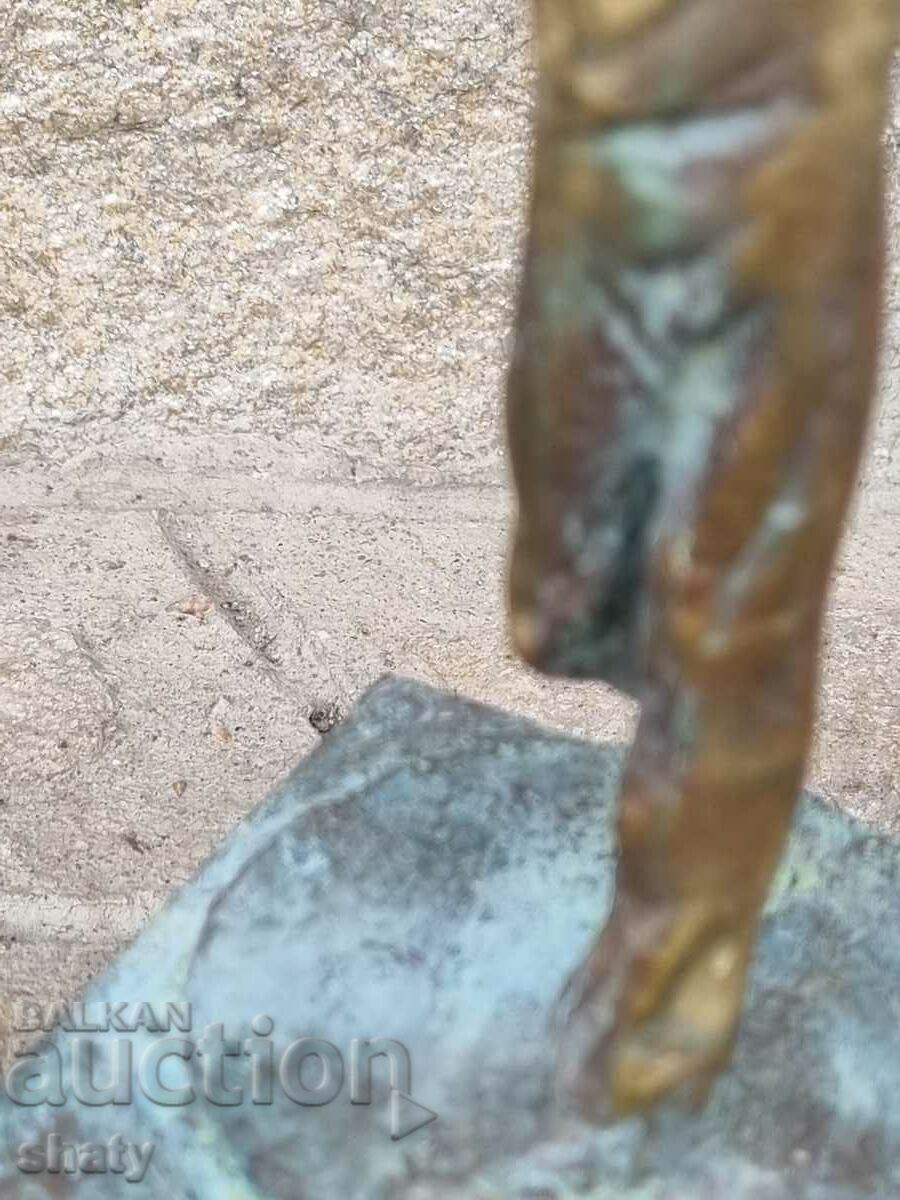 Δημοπρασία Χάλκινος παίκτης γκολφ. Γλυπτική. Εικόνα