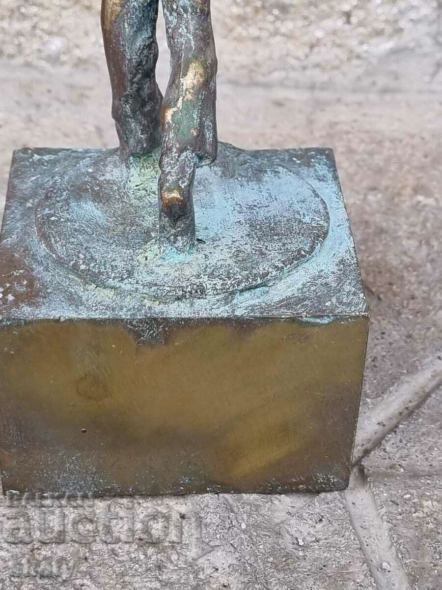 Χάλκινος παίκτης γκολφ. Γλυπτική. Εικόνα - 5