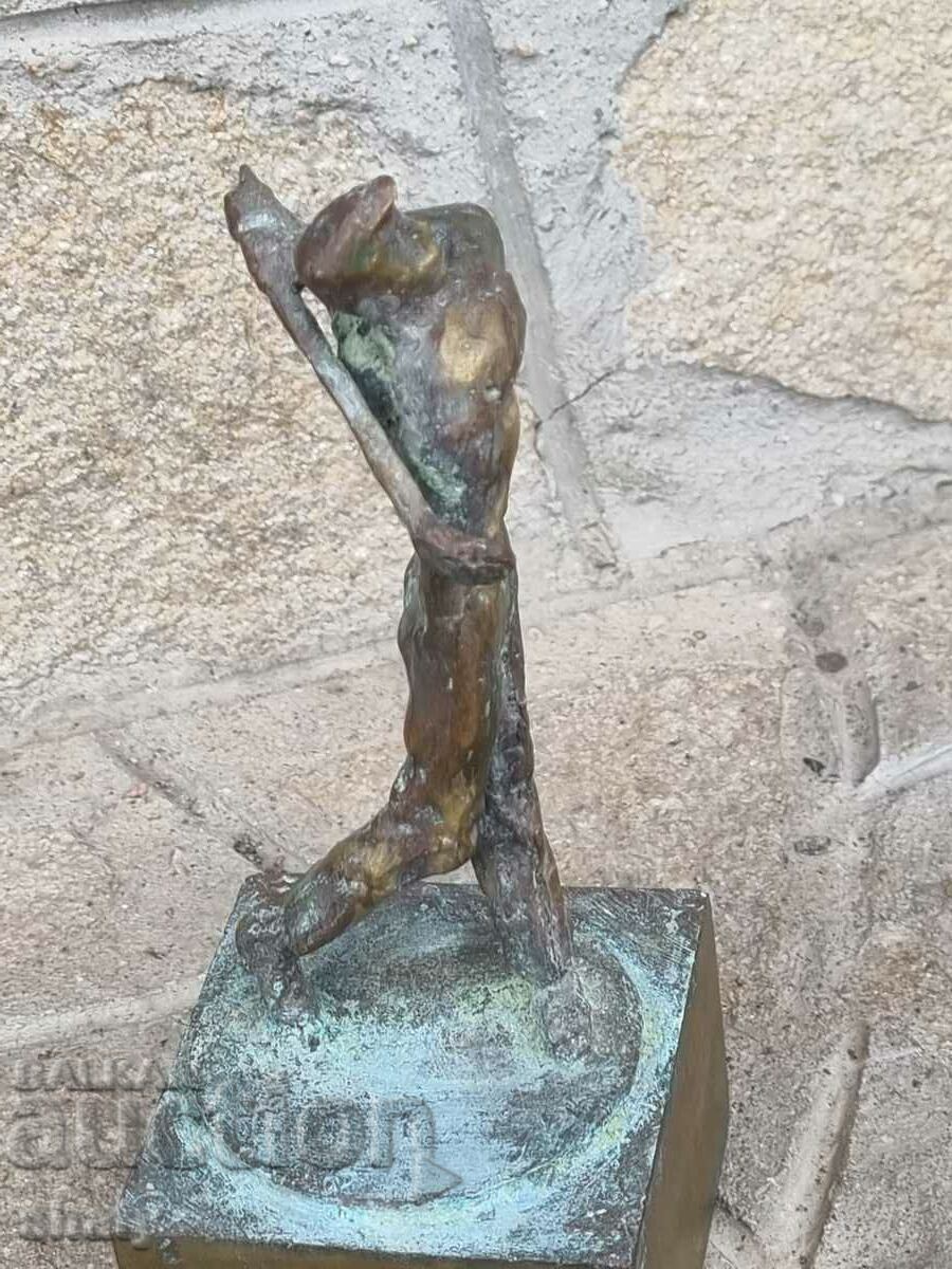 Χάλκινος παίκτης γκολφ. Γλυπτική. Εικόνα - 6