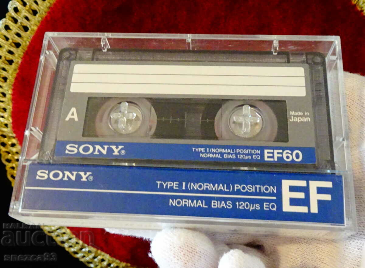Κασέτα ήχου Sony EF60 με τον George Michael.