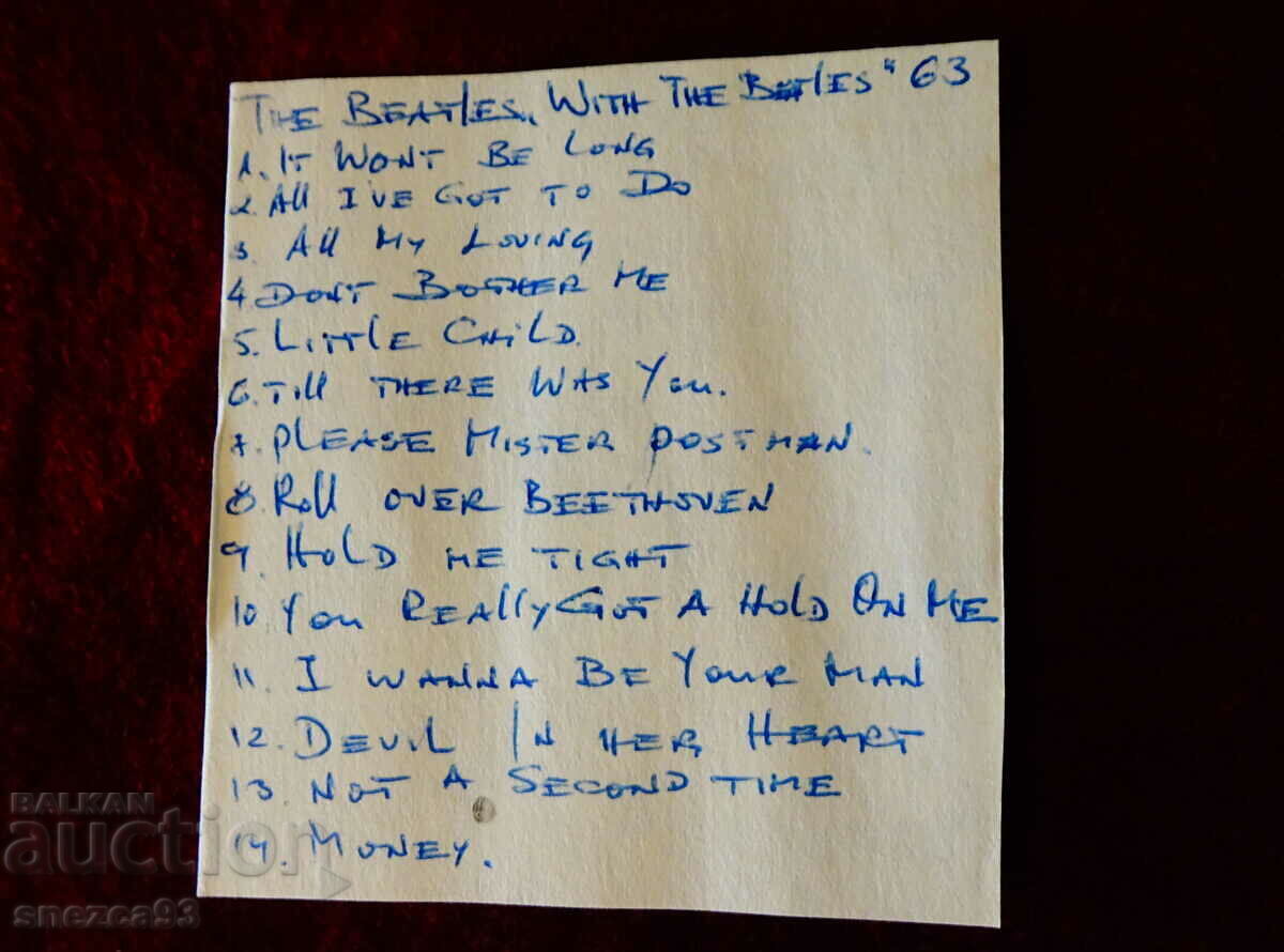 Sony CHF60 Beatles ηχοκασέτα, 63 - 6