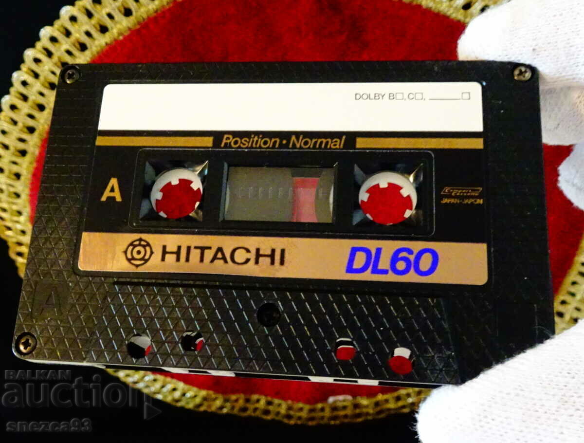 Auction Hitachi DL60 audio cassette with DORO. Auction Hitachi DL60 audio cassette with DORO.