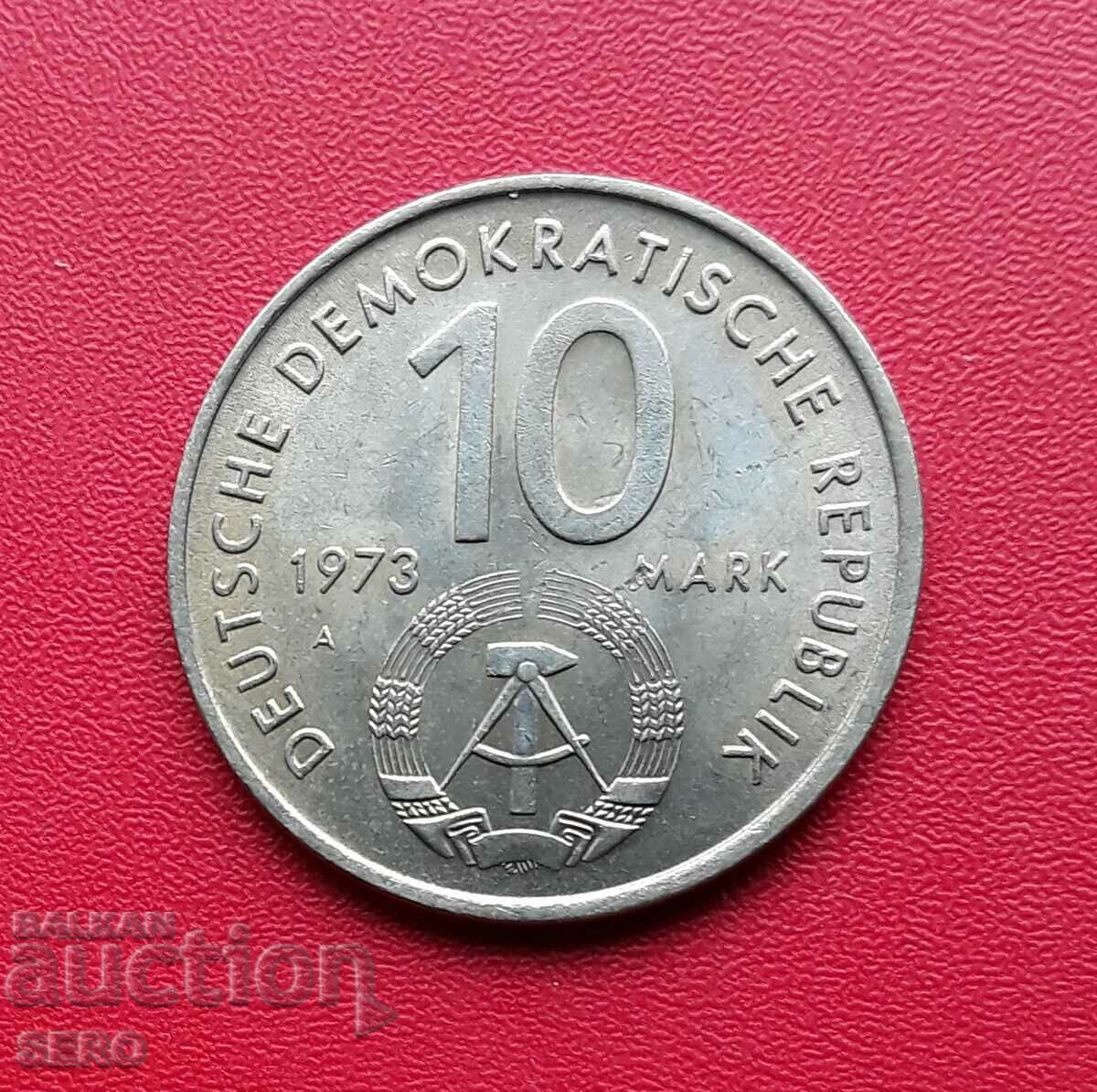 Германия-ГДР-10 марки 1973-Младежки фестивал