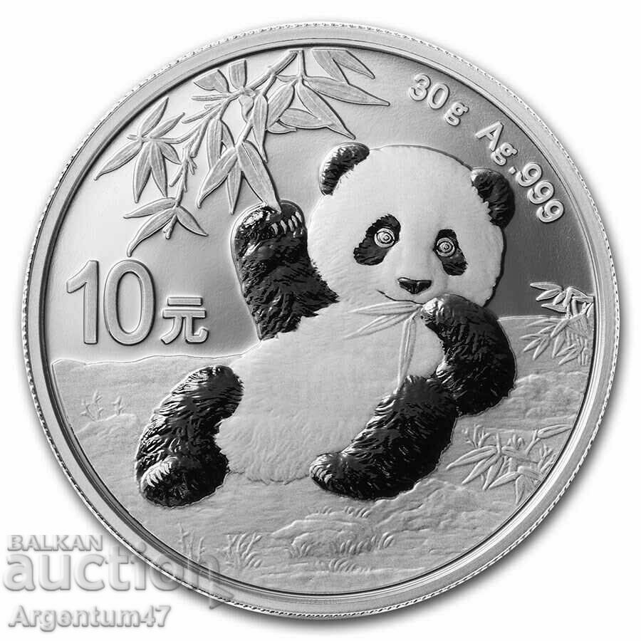 SILVER 30 Y 2020 CHINA - PANDA