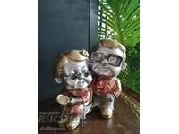 decorative figurine grandmother and grandfather from the movie up 15 cm