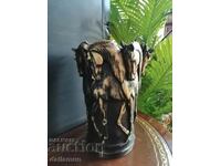 decorative vase horses polyresin 30 cm