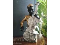 decorative statuette bust of a musician