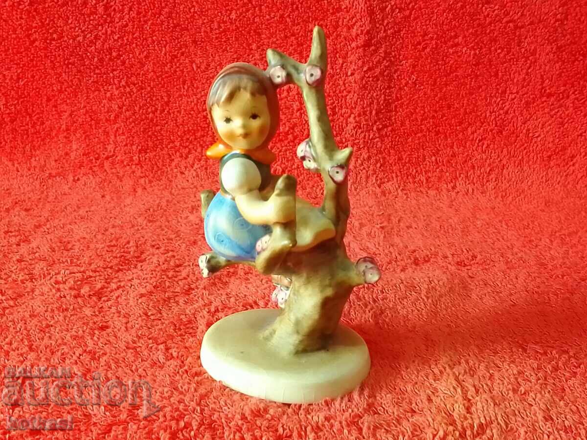Παλιά πορσελάνινη φιγούρα Goebel Hummel κοριτσάκι - 6