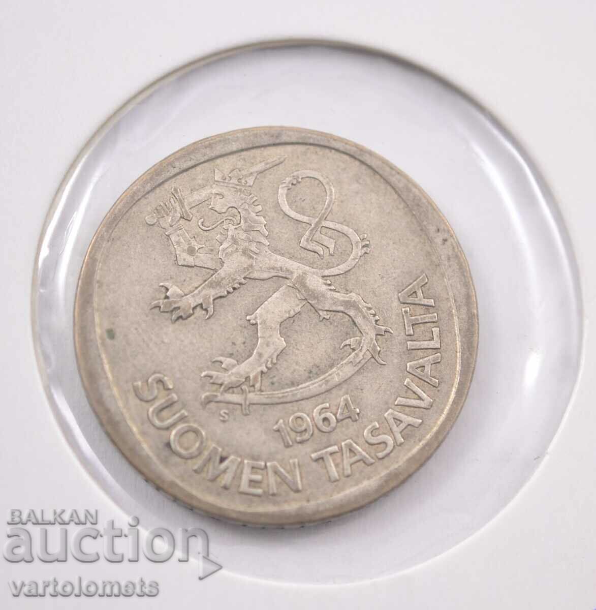 1 марка 1964 сребро - Финландия с цена € 8.00 | 15.65 лв. 1 марка 1964 сребро - Финландия с цена € 8.00 | 15.65 лв.