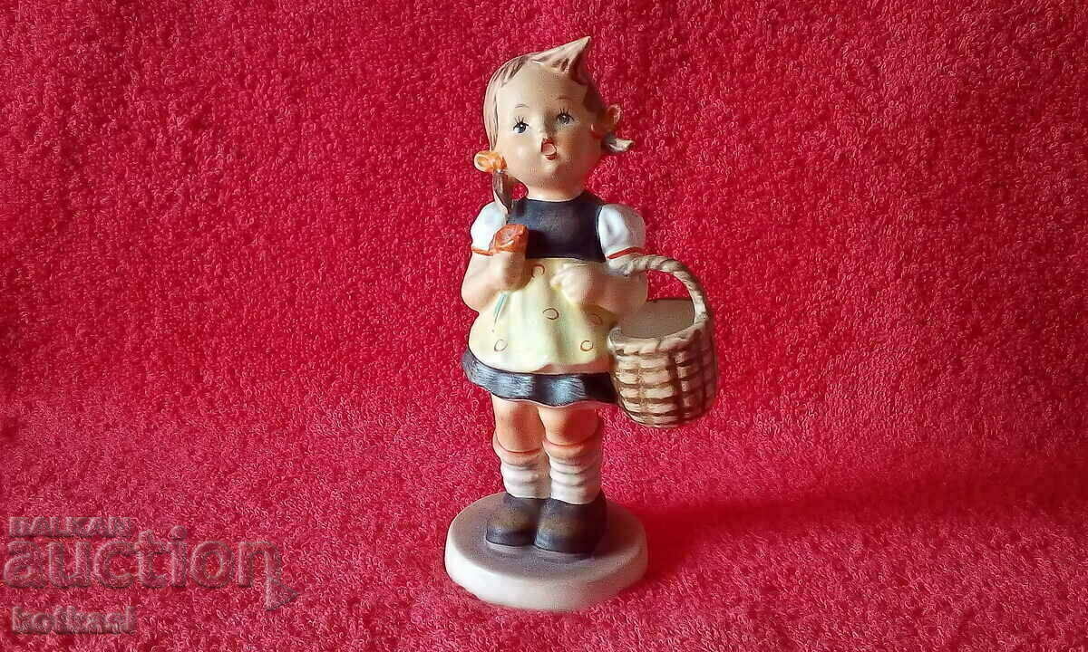 Goebel Hummel Figurină copil fetiță din porțelan vechi