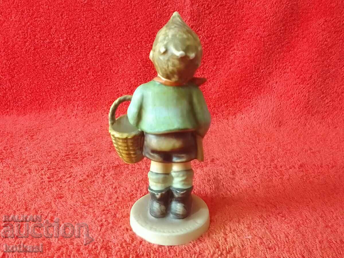 Auction Goebel Hummel old porcelain figure boy child Auction Goebel Hummel old porcelain figure boy child