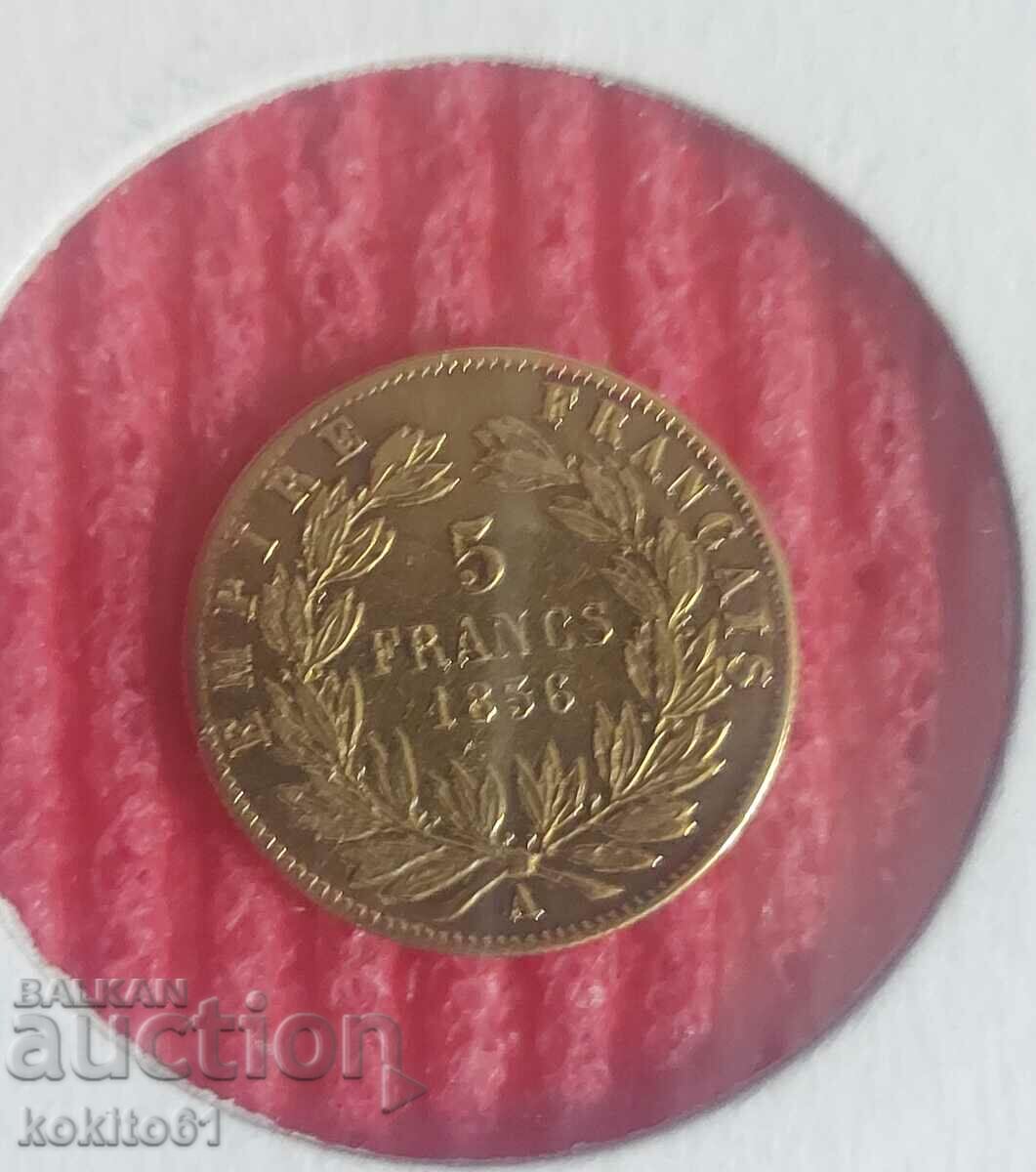 5 franci 1856