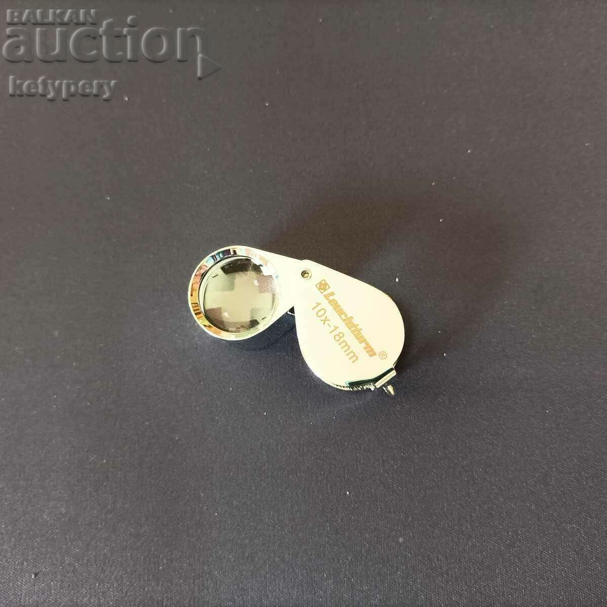 Delivery of FOLDING MAGNIFIER WITH 10X MAGNIFICATION, LEUCHTTURM