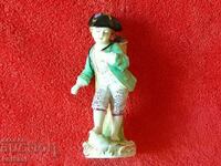 Old porcelain figurine Boy Grape Picker Dresden Germany