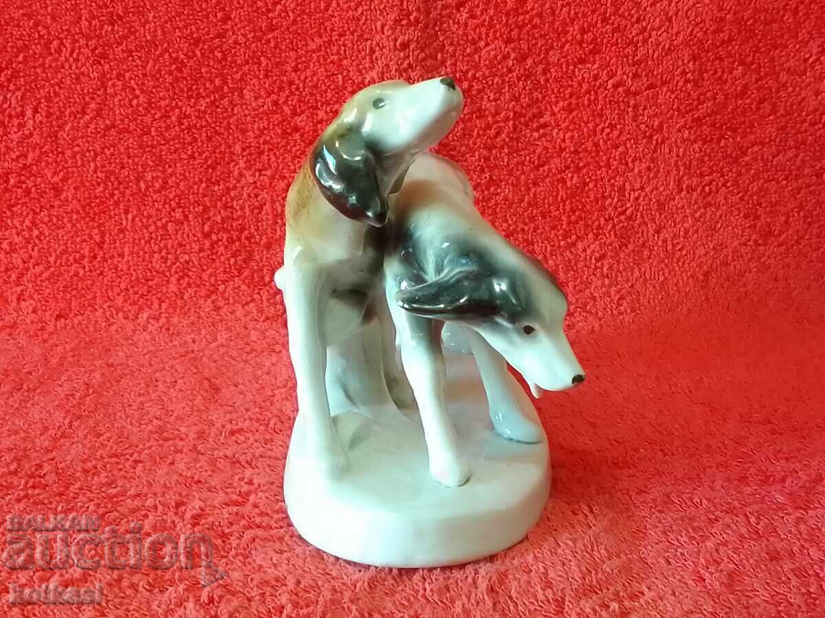 Δημοπρασία Παλιά πορσελάνινη φιγούρα Two Dogs Γερμανία