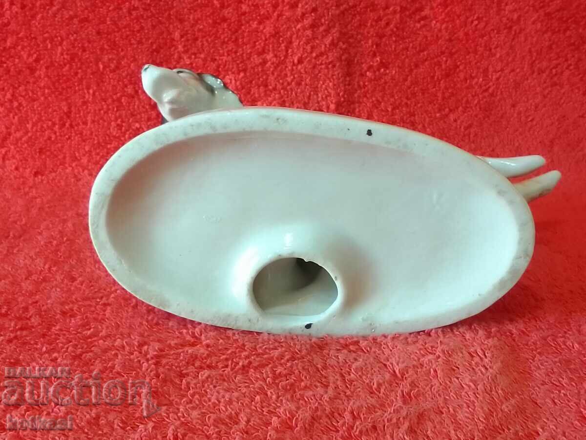 Παλιά πορσελάνινη φιγούρα Two Dogs Γερμανία - 7