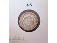 Османска империя 20 пари (1223-1808) Сребро рядка цифра! UNC
