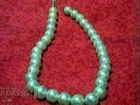 old beautiful necklace of natural pearls 13mm