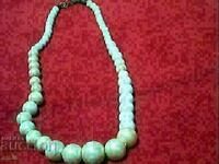 very old beautiful natural stone necklace