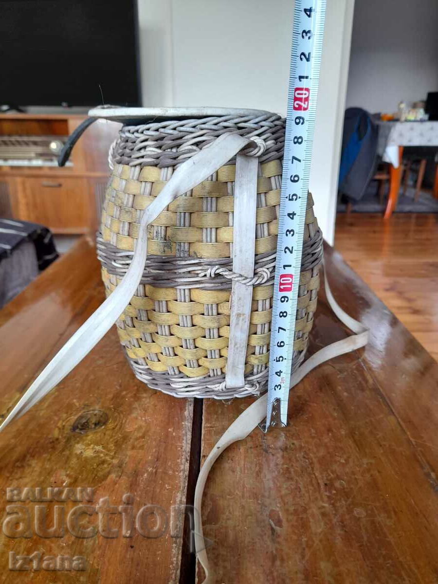 Delivery of Old wicker fishing basket