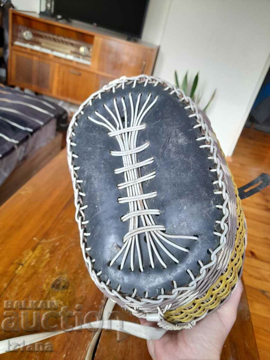 Old wicker fishing basket - 7