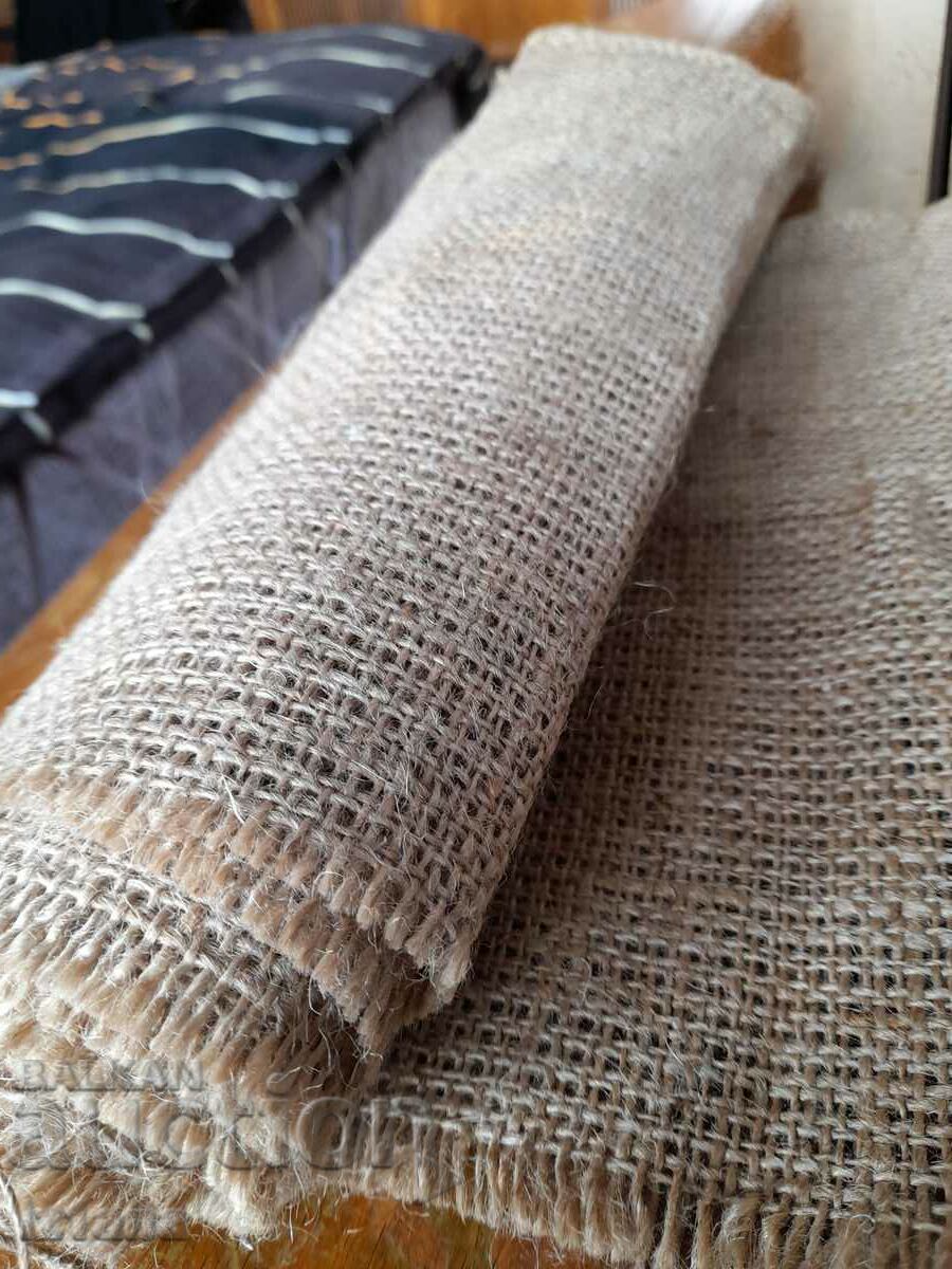 Auction Old hemp cloth, cloth, skein Auction Old hemp cloth, cloth, skein