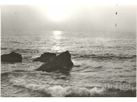Παλιά καρτ ποστάλ - Βάρνα, ηλιοβασίλεμα θάλασσας A-353