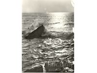 Παλιά καρτ ποστάλ - Βάρνα, ηλιοβασίλεμα θάλασσας A-367
