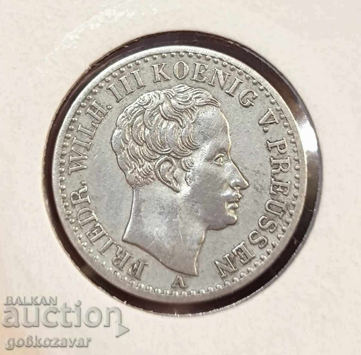 Germany Prussia 1/6 Thaler 1840 Silver top quality! with price 140.00 BGN | € 71.58