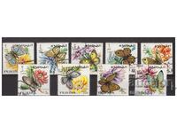 FOUGEIRA 1967 Butterflies series 6 stamps S.T.O.