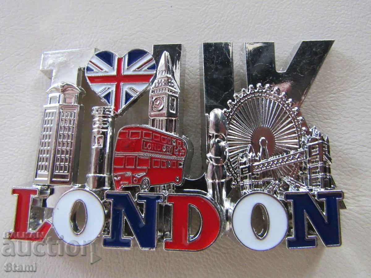 Authentic 3D magnet from London, UK, metal - 5 Authentic 3D magnet from London, UK, metal - 5